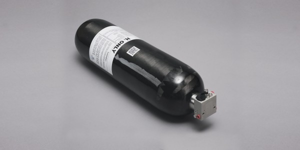 Luxfer G-Stor H2 carbon composite hydrogen-storage cylinder