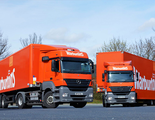 Warburtons dual fuel trucks